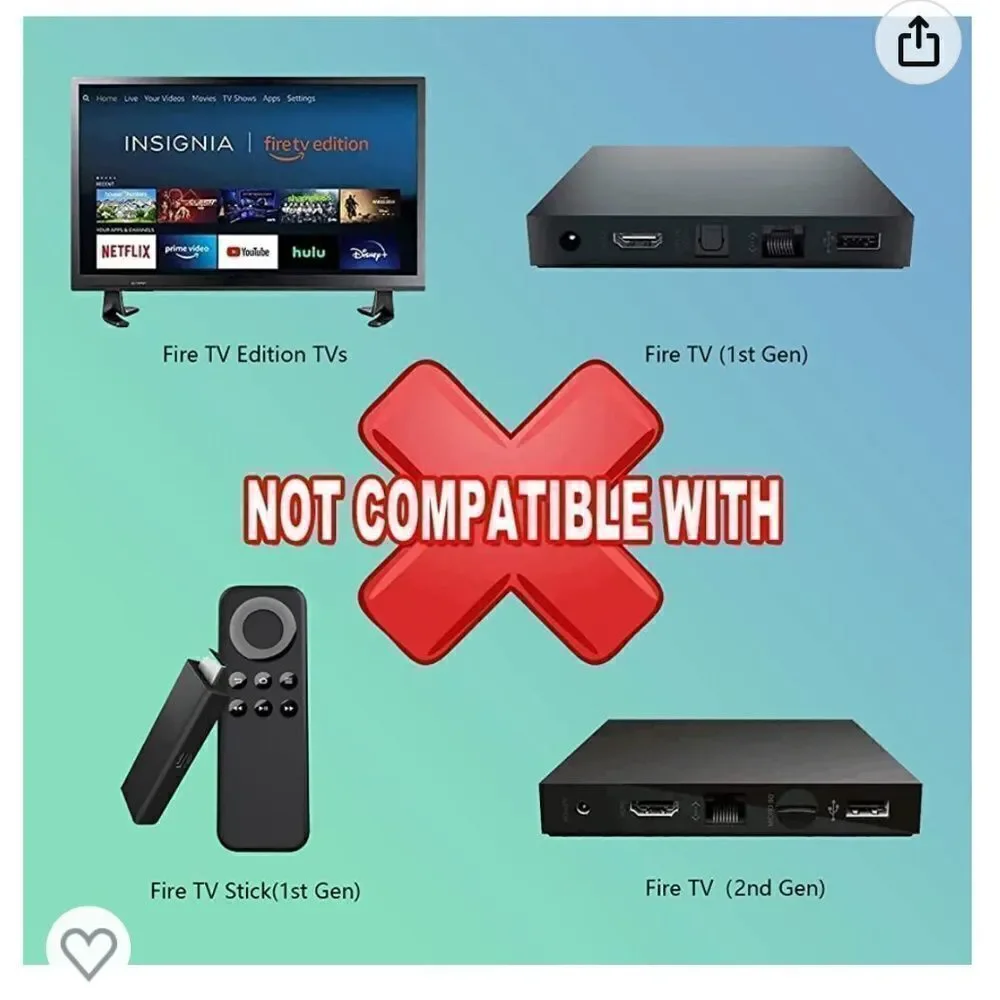 Amazon Replacement Voice Remote Control 2nd GEN DR49WK B Firee TV Cube Stick Box - Picture 4 of 12